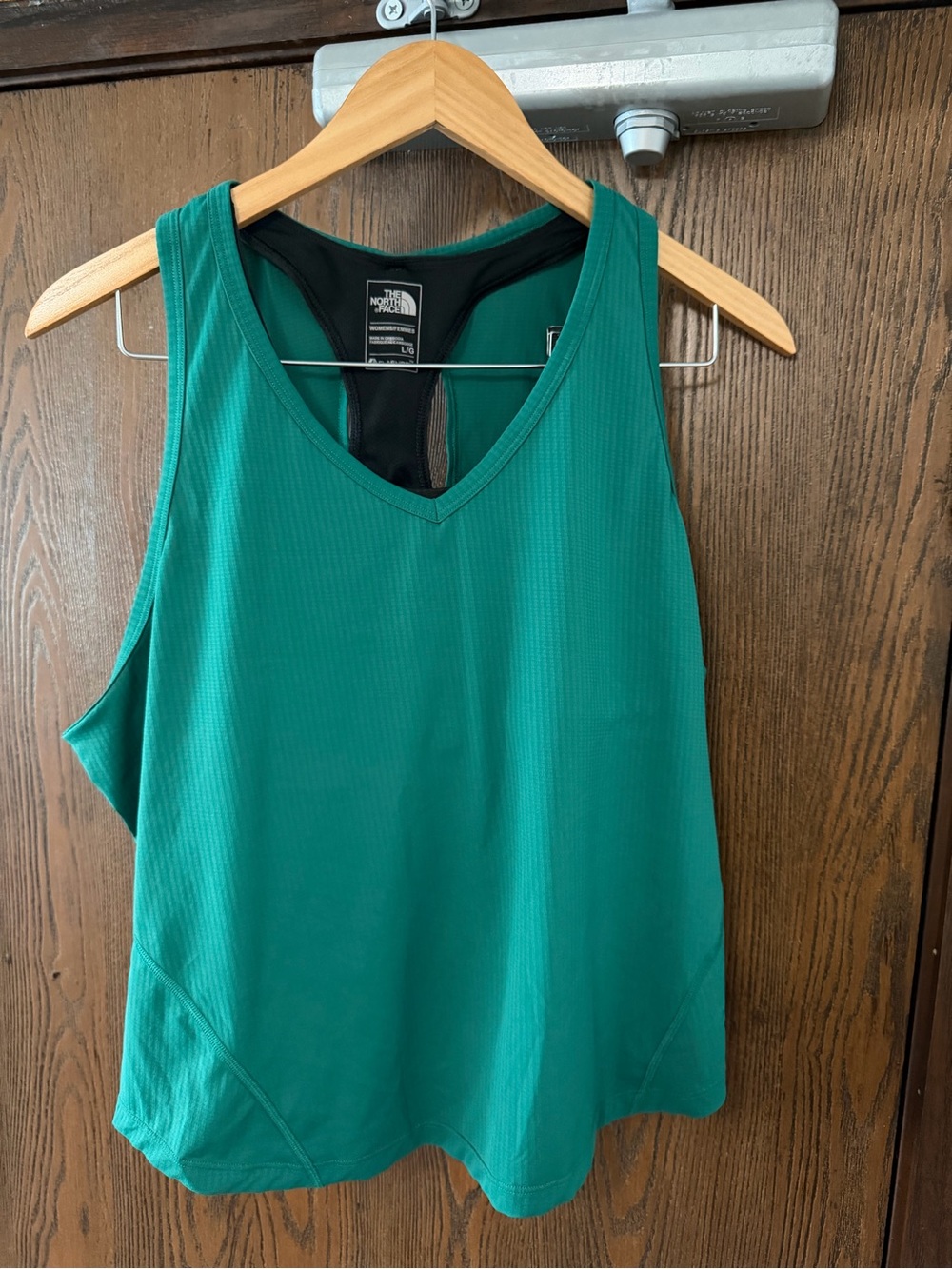The North Face Women's Green V-Neck Active Tank